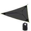 Portable Multiplayer Triangle Aerial Hammock for Camping Garden - Black
