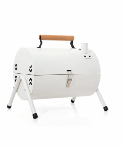Portable outdoor BBQ Braai Stand - White