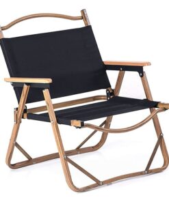 Portable Outdoor Folding Camping Chair - Black