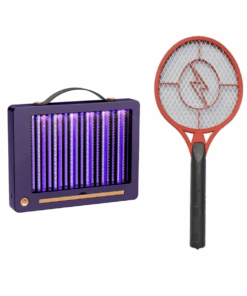 Portable Rechargeable UV Electric Mosquito Killer + Handheld Bug Zapper