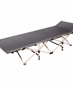 Portable Recliner Single Lunch Bed Beach Folding Bed for Outdoor and Home