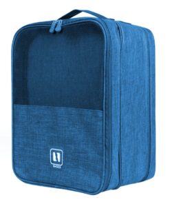 Portable Shoe Travel Organiser - Waterproof Storage Pouch Handbag - Blue
