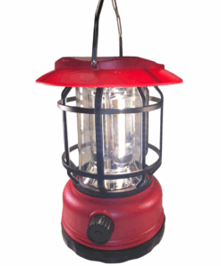 Portable Solar Camping Lamp - Red