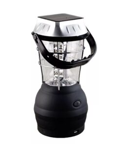 Portable Solar Camping Led Light - Black