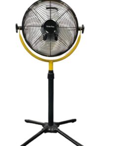Portable Solar Fan - Yellow