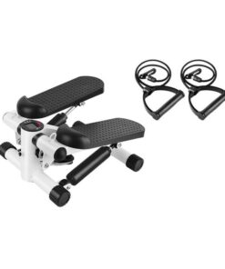 Portable Stair Stepper With LCD Monitor With 2 Resistance Bands