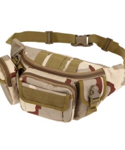 Portable Tactical Messenger Waist Pack - Camo
