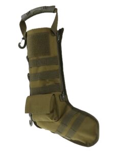 Portable Tactical MOLLE Christmas Stocking Storage Bag - Green