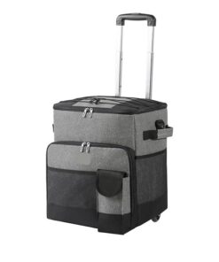 Portable Thermal Insulation Cooler Trolley Bag