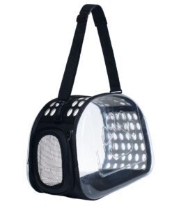 Portable Transparent Pet Carrier for Small Dogs and Cats