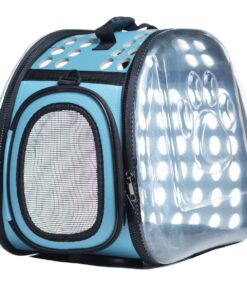 Portable Transparent Pet Carrier Travel Bag for Small Dogs and Cats