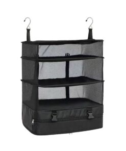 Portable Travel Bag with Three Layer Hanging Storage Rack