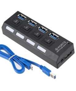 Portable USB 3.0 High-Speed Hub with Four Separate Ports AB-C226