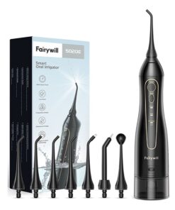Portable Water Flosser - Fairywill 5020E Black