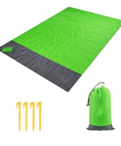Portable Waterproof Beach Blanket Mat - Green