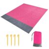 Portable Waterproof Beach Blanket Mat - Pink