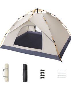 Portable Waterproof Camping Pop Up Tent for 2/4 Person Instant Family Tent