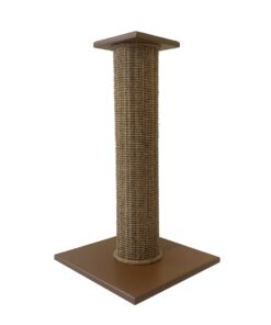 Post Cat Scratching Post Round Sisal Premium Heavy Duty - 60cm - Dawn Stripe