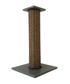 Post Cat Scratching Post Round Sisal Premium Heavy Duty - 60cm - Midnight Stripe