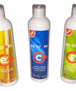 Powder Coated Aluminium Re-Store Adhesive Remover, Cleaner & Protector