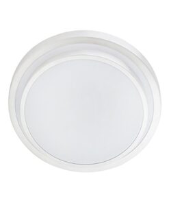 Power LED Ceiling Light Silver Tiered