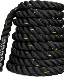 Power Training Rope - 38mm 9m - Black & Yellow