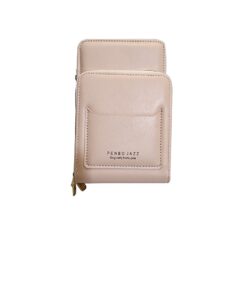 Power World Cellphone Pouch, Cross Body Bag - light pink