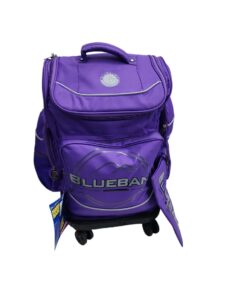Power world school trolley bag 1215 - purple