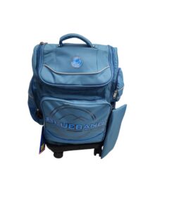 Power world school trolley bag 1215 - turquoise