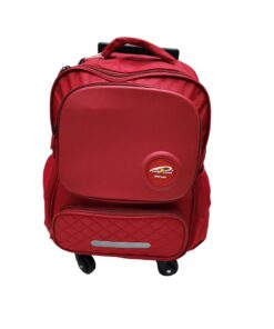 Powerland School Trolley Bag HY-D 19194 - red