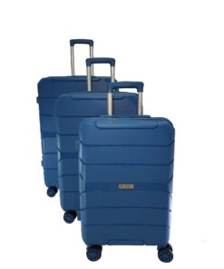 Pp High-Quality Luggage Set, 3 Piece Suitcase, Traver Bag, 3 Piece Luggage Bag - Blue
