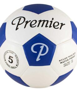 Premier Classic Moulded Soccer Ball Size 5 Blue/White