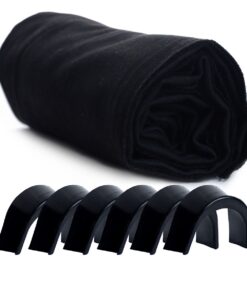 Premier Pool/Snooker Table Cloth and Pocket Liners Combo - Black