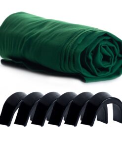 Premier Pool/Snooker Table Cloth and Pocket Liners Combo - Green