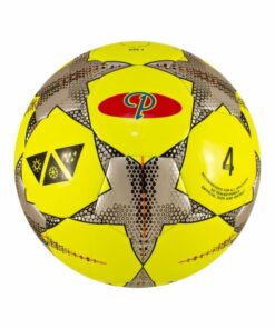 Premier PRM Glider Soccer Ball - Size 4 - Fluoro Yellow/Silver