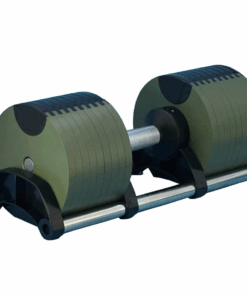 Premium 40kg Adjustable Dumbbell Single - Ligum Fight Gear - Olive Green