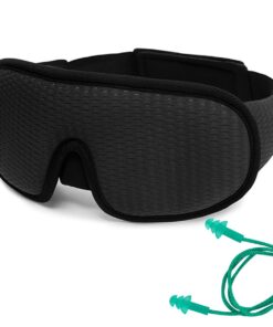 Premium Blackout Sleep Eye Mask with Earplug