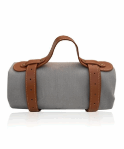 Premium Cotton Foldable Picnic Blanket Mat - Grey