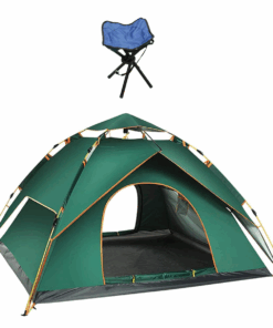 Premium Dome Pop-Up Tent with Portable Folding Tripod Seat