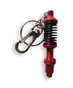 Premium Exclusive Aluminium Coil Over Stance Life Key Ring Key Chain - Red
