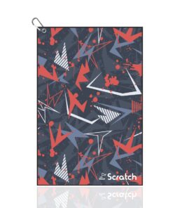 Premium Golf Towels - Red Raptor