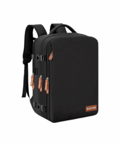 Premium Large Capacity Expandable Travel Backpack - Black