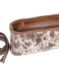 Premium Nguni Leather Sling Bag - Brown