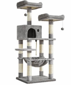 Premium Paws - 143 cm Cat Scratch Post - Cat Tree - Cat Tower