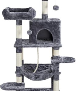 Premium Paws - 150 cm Cat Scratch Post - Cat Tree - Cat Tower