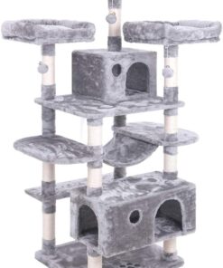 Premium Paws - 185 cm Cat Scratch Post - Cat Tree - Cat Tower