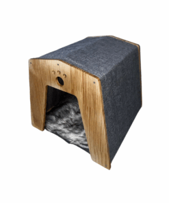 Premium Paws Cozy Nest Wooden Pet Bed