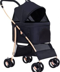 Premium Paws -Detachable Pet Stroller - Pet Pram - Multifunctional Pet Cart