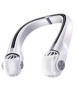 Premium Rotor Hanging Electric Neck Fan - White