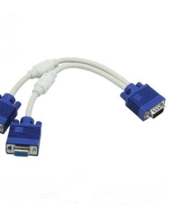Premium VGA Male To 2 VGA Female Video Cable